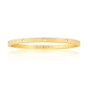 Sahira Jewelry Design - Elsie Stackable Bracelet: Gold